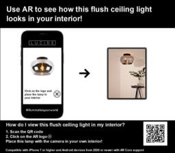 Lucide 'JUDI' Dimmable Stylish Indoor Rotatable Flush Ceiling Light 1xE27 in Grey - thumbnail 5