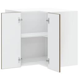 "Berkfield Home Kitchen Wall Corner Cabinet ""Porto"" Brown Oak Engineered Wood" - thumbnail 5