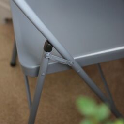 Harbour Housewares Metal Folding Chair - Pack of 6 in White - thumbnail 6