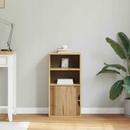 Berkfield Home Side Cabinet ODDA 40x24x79 cm Solid Wood Pine in Brown - Size: 40 x 24 x 79 cm - thumbnail 3