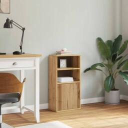 Berkfield Home Side Cabinet ODDA 40x24x79 cm Solid Wood Pine in Brown - Size: 40 x 24 x 79 cm - thumbnail 4