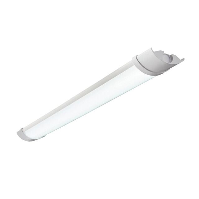 Netlighting Reeve 2 LED Outdoor Flush Batten 6500K IP65 in White