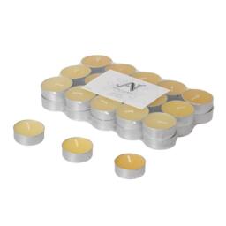 Aroma Naturals Lemon Verbena Scented Tealight Candles - 4hr Burn - 30 Pack in Yellow - thumbnail 4