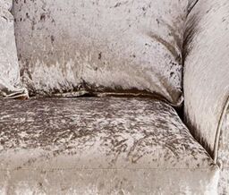 Furnishings For Less UK Crystal Crushed Velvet 3 to 4 Seater L Shaped Corner Sofa Left Hand Facing in Beige - thumbnail 2