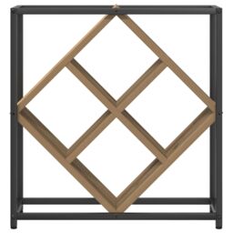 Berkfield Home Wine Rack Artisan Oak 51x18x52, 5 cm Engineered Wood in Brown - thumbnail 6