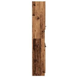 Berkfield Home Durable Bathroom Cabinet Old Wood 32x34x188.5 cm Engineered Wood in Brown - thumbnail 5