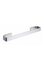 Cosmic Towel rack, Brushed stainless steel, NEA Collection in Metallic Silver