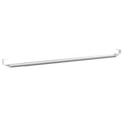 Berkfield Home Durable Curtain Rails 2 pcs White & Silver 40-60 cm Aluminium