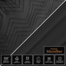 Pamposh Black Tufted Duvet Cover Sets Reversible Bedding Set King Size - Size: Single - thumbnail 7