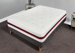 Sloomy Bronze 1500 Dual Sided Pocket Mattress in White - Size: Double - thumbnail 3
