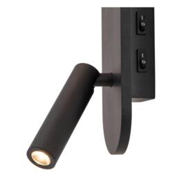 Netlighting Lucide KELLY Bedside lamp LED 1x35W 3000K Black - thumbnail 5