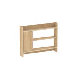 Decortie 'Fleet' Wall-Mounted Shelf Unit with Cabinet in Light Oak - thumbnail 2