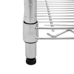 Monstershop KuKoo Wire Racking - 45cm x 90cm x 180cm in Silver - Size: 45 cm x 90 cm x 180 cm - thumbnail 5