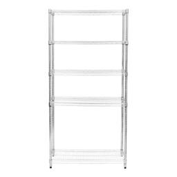 Monstershop KuKoo Wire Racking - 45cm x 90cm x 180cm in Silver - Size: 45 cm x 90 cm x 180 cm - thumbnail 7