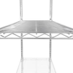 Monstershop KuKoo Wire Racking - 45cm x 90cm x 180cm in Silver - Size: 45 cm x 90 cm x 180 cm - thumbnail 9