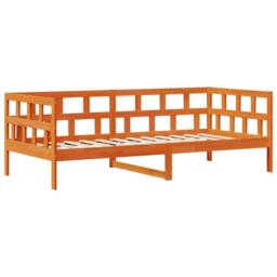Berkfield Home Daybed with Drawers without Mattress Wax Brown 80x200 cm Solid Wood - thumbnail 5