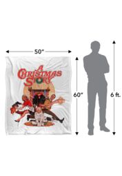 Warner Brothers A Christmas Story Silky Touch Super Soft Throw Blanket 152x127cm in White - Size: 152x127 cm - thumbnail 3