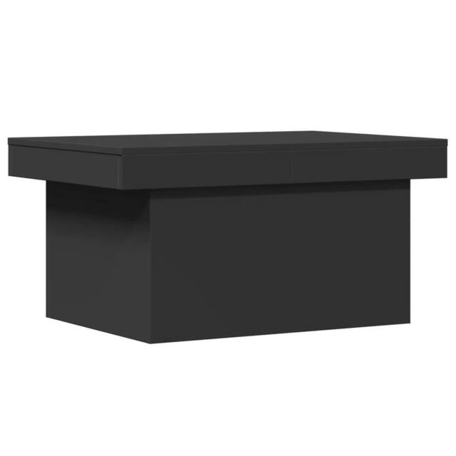Berkfield Home Coffee Table Black 80x55x40 cm Engineered Wood - Size: 80 x 55 x 40 cm - image 1