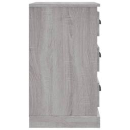 Berkfield Home Durable Bedside Cabinet Grey Sonoma 39x39x67 cm Engineered Wood - Size: 39 x 39 x 67 cm - thumbnail 8