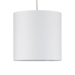 First Choice Lighting Set of 2 Ivory Textured Cotton 17cm Table Lamp Shades - thumbnail 3