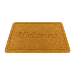 RugsX Welcome 1208 Doormat in Brown - Size: 50 cm x 80 cm - thumbnail 1
