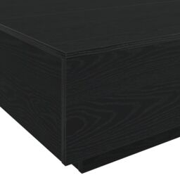Berkfield Home Coffee Table with LED Lights Black Oak 80x80x31 cm - Size: 80 x 80 x 31 cm - thumbnail 9
