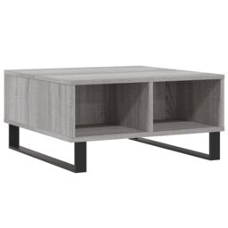 Berkfield Home Coffee Table Grey Sonoma 60x60x30 cm Engineered Wood - Size: 60 x 60 x 30 cm - thumbnail 6