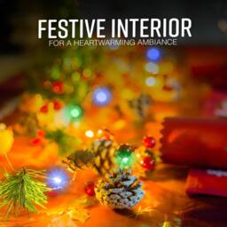 Globrite Christmas Garland with Lights 6.5ft/2M 20 LED Multi Coloured Indoor Decor - thumbnail 2