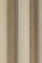 Enhanced Living 'Chester' Natural Herringbone Jacquard Eyelet Blackout Curtains Pair - Size: 117 cm width x 137 cm drop - thumbnail 3