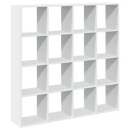 Berkfield Home Classic Book Cabinet White 137.5x29x137.5 cm Engineered Wood - thumbnail 7