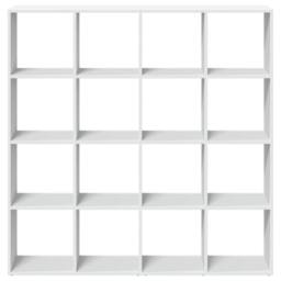 Berkfield Home Classic Book Cabinet White 137.5x29x137.5 cm Engineered Wood - thumbnail 5