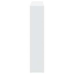 Berkfield Home Classic Book Cabinet White 137.5x29x137.5 cm Engineered Wood - thumbnail 6