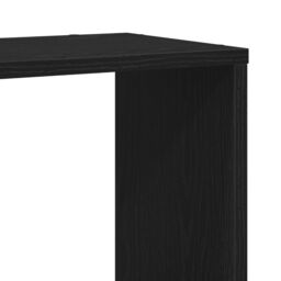 Berkfield Home White TV Stand 80x24x32 cm Made from Engineered Wood in Black - Size: 80 x 24 x 32 cm - thumbnail 8