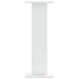 Berkfield Home Plant Stands 2 pcs White 30x30x80 cm Engineered Wood - Size: 30 x 30 x 80 cm - thumbnail 4