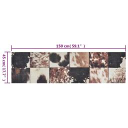 Berkfield Home Kitchen Rug Washable Animal Skin 45x150 cm Velvet - thumbnail 5