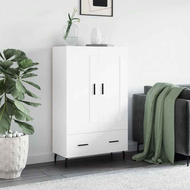 Berkfield Home Highboard White 69.5x31x115 cm Engineered Wood - image 1