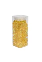 KDMD Large Yellow Acrylic Stones in Square Jar 300gr 2 Pack - thumbnail 1