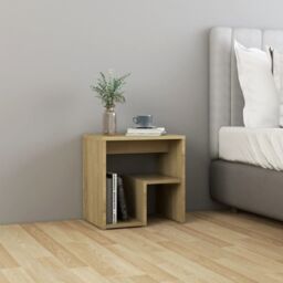 Berkfield Home Bed Cabinets 2 pcs Sonoma Oak 40x30x40 cm Engineered Wood in Brown - Size: 40 x 30 x 40 cm - thumbnail 6