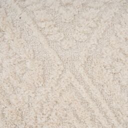 Kukoon Grey Silver Lined Abstract Living Area Rug in Beige - Size: 120 cm x 170 cm - thumbnail 5