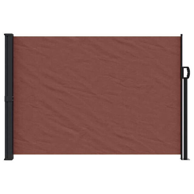 Berkfield Home Retractable Side Awning Brown 140x500 cm - image 1