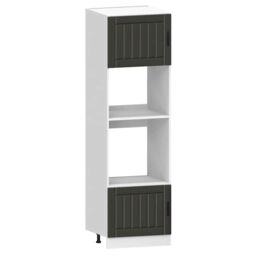 Berkfield Home 7 Piece Kitchen Cabinet Set Kalmar Black Engineered Wood - thumbnail 5