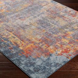 Livabliss Ankara - Abstract Blue Beige Modern Marble Living Dining Bedroom Rug - Size: 140 cm x 200 cm - thumbnail 6