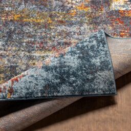 Livabliss Ankara - Abstract Blue Beige Modern Marble Living Dining Bedroom Rug - Size: 140 cm x 200 cm - thumbnail 4