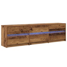 Berkfield Home TV Cabinet Other Old wood Engineered wood & Particle board in Brown - thumbnail 2