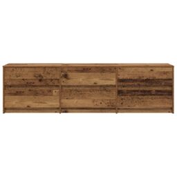 Berkfield Home TV Cabinet Other Old wood Engineered wood & Particle board in Brown - thumbnail 6