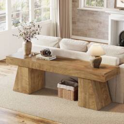 VOGREX 63-Inch Wood TV Stand for 55-75-Inch TVs in Brown - thumbnail 5