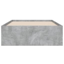 Berkfield Home Bed Frame with Drawers without Mattress Concrete Grey 90x190 cm Single - thumbnail 6