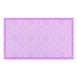 Artsy Mats Lilac Flower Pattern Indoor & Outdoor Doormat - 70x40cm in Purple - Size: 40 cm x 70 cm - thumbnail 2