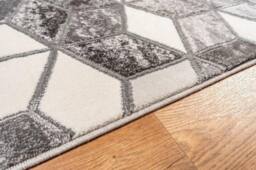 Celebrity Interiors Bianco 207IA Grey/Silver Rug in Grey - Size: 80 cm x 150 cm - thumbnail 3