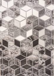 Celebrity Interiors Bianco 207IA Grey/Silver Rug in Grey - Size: 80 cm x 150 cm - thumbnail 2